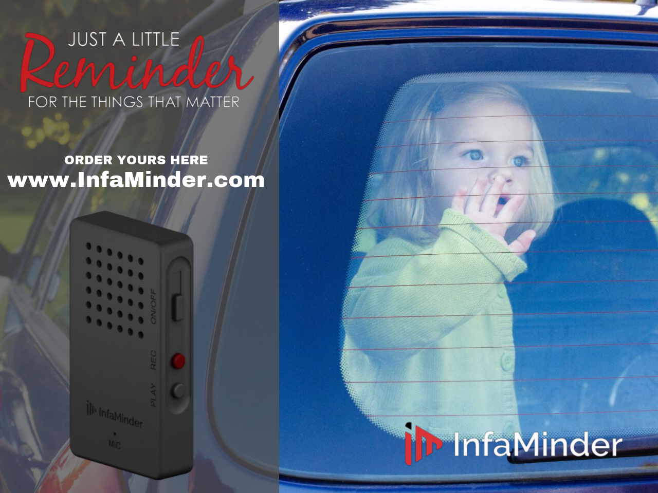 InfaMinder Corp Releases New Car Device that Saves Lives of Children and Pets